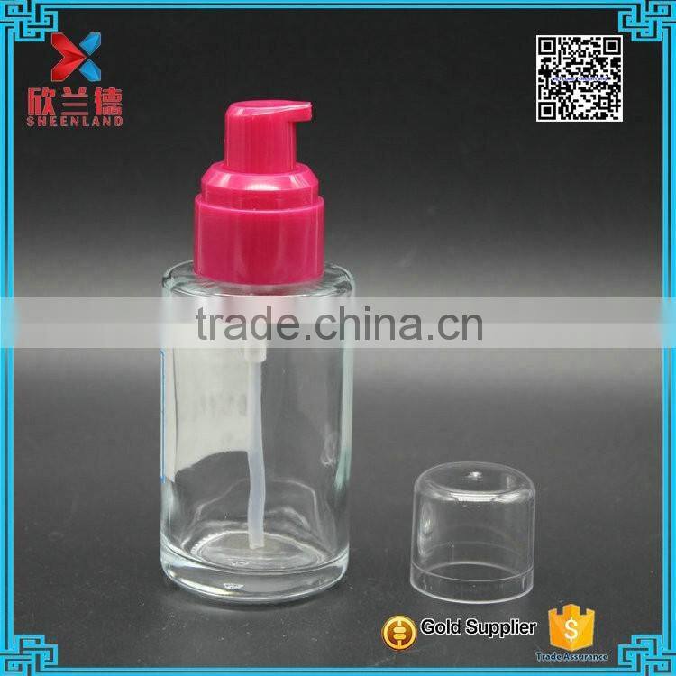 Factory price cheaper lotion bottle/50ml clear cosmetic bottle