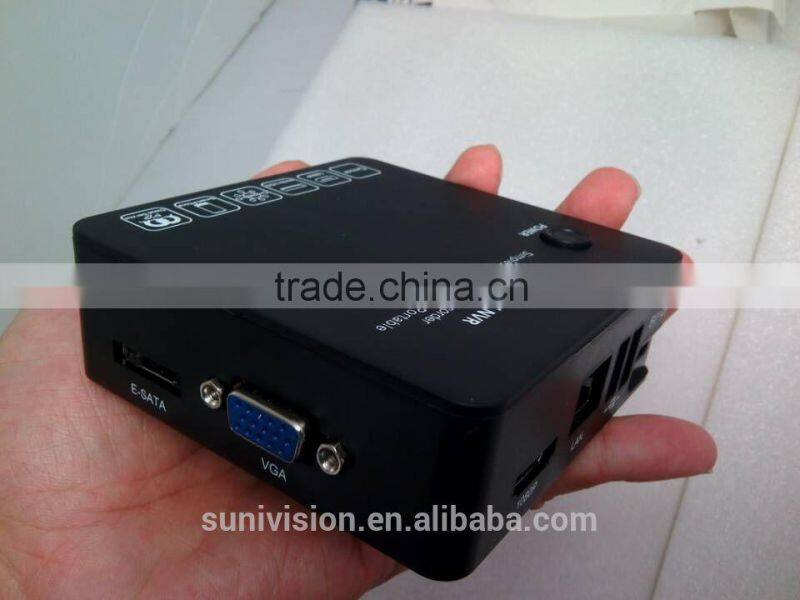 2015 new mini 4 channel NVR for cctv security system