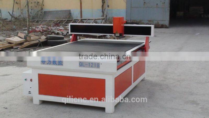 jinan high quality 1.5kw water cooling spindle ball screw cnc wood cutting mdf cutting machine price