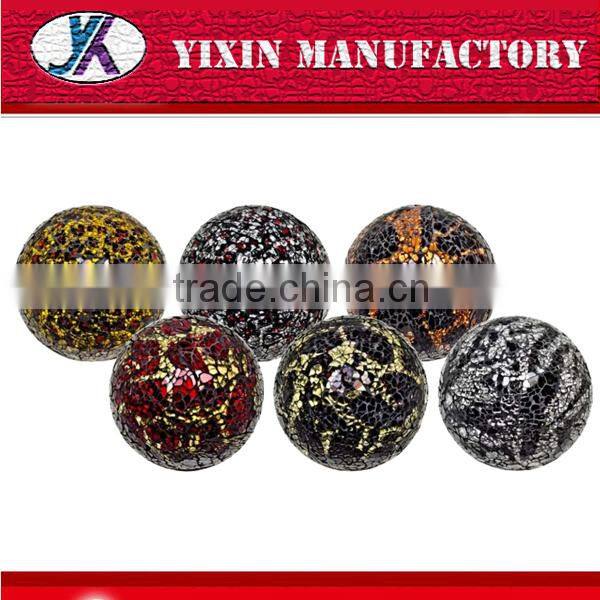 High quality decorative colored glass mosaic wholesale styrofoam ball