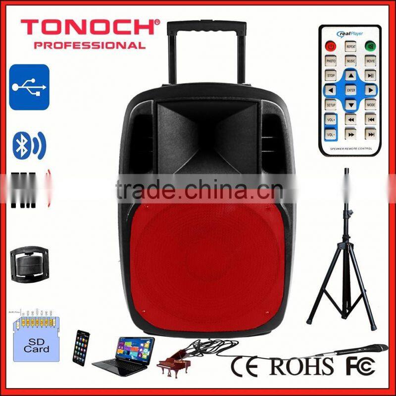 12" Portable PA system built in Rechargeable battery SPEAKER