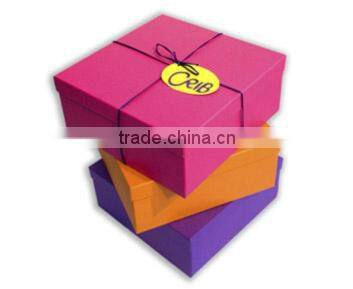 2014 sweet pink various size paper gift box/paper candy box/paper packing box