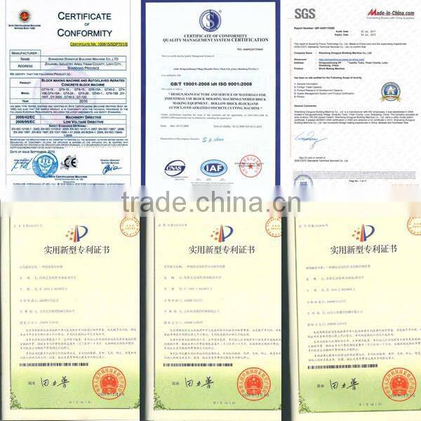 2015 QT40-3b Cement Clay Mini Manual Portable Block /Brick Making Machine