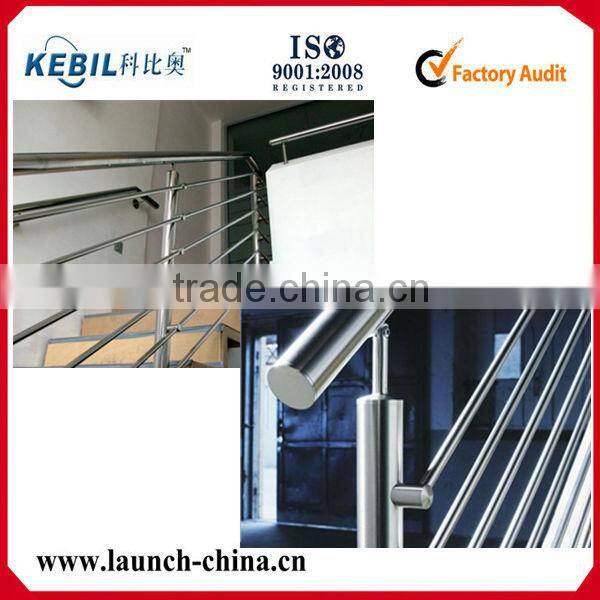 Stainless steel face mouting base plate glass railing post