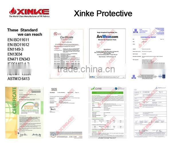 Permanent 180g aramid flame retardant fabric