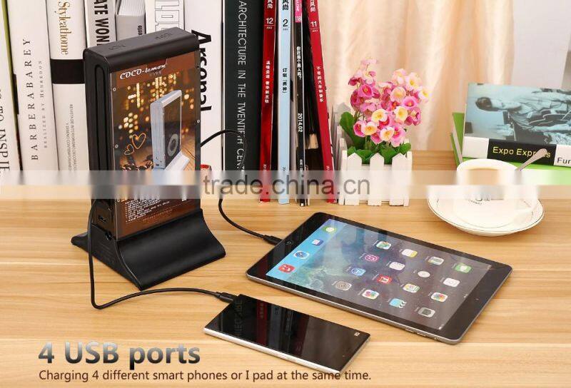 2016 Latest Portable Power Bank ,Mobile Power Bank 20800mah,Menu Holder Restaurant Power Bank Charger