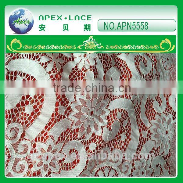 nylon lace fabric top quality wholesale,french lace fabric
