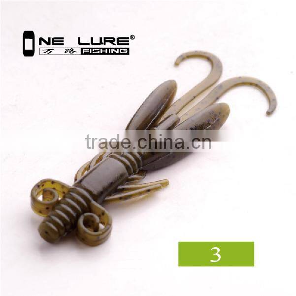 10cm 5.2g High Quality Fishing Lure Soft Worm Bait Free Sample