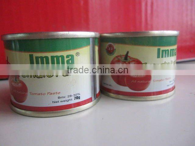 425g*12tins tomato paste tomato sauce, concentration28-30,cold break