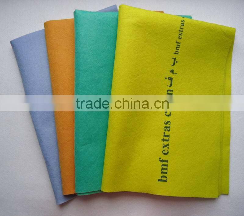 85%viscose, 15%polyester non-woven multi-purpose cleaning wipes