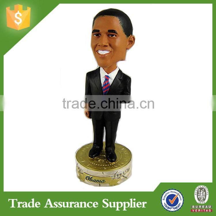 Handmade Bobble Head , Custom Bobble Head , Obama Resin Bobble Head