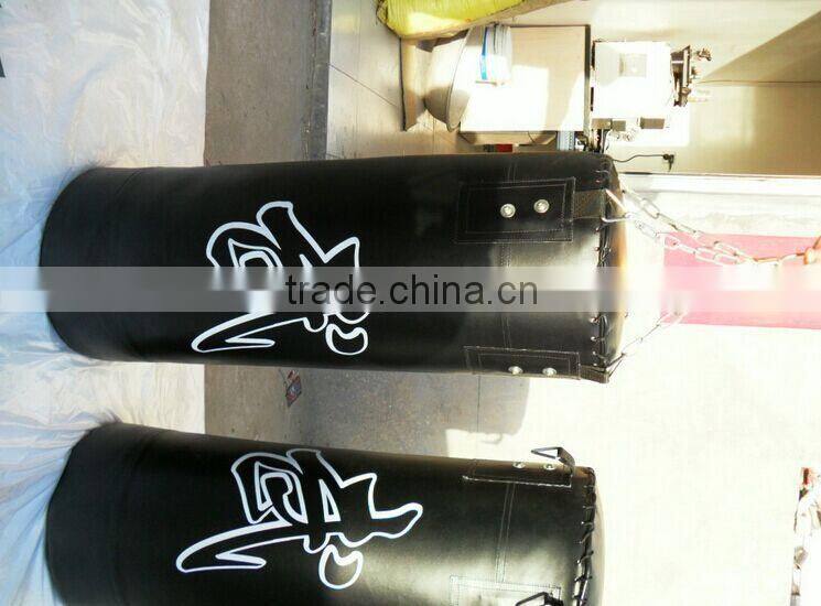 Boxing sandbag hanging