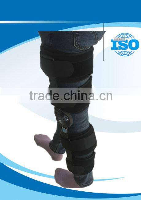 Orthopedic leg brace for lower limb fracture