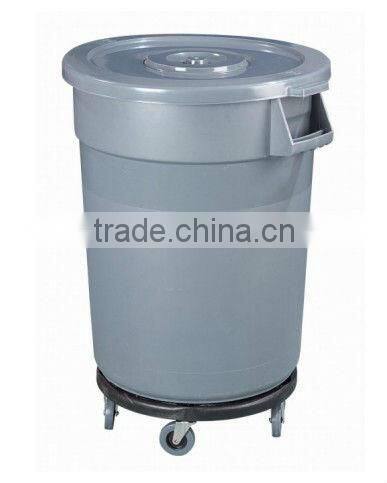 20 gallon American Style trash bin with dolly 80liter