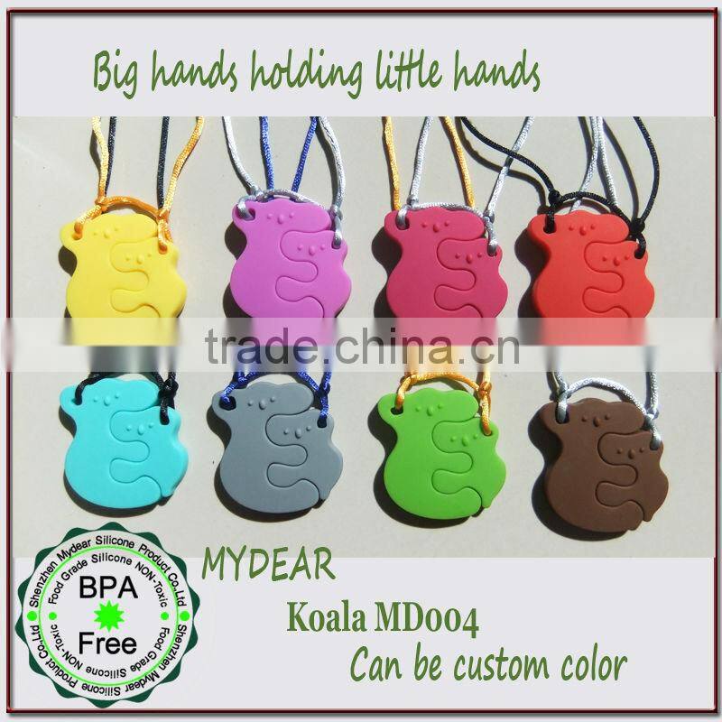 Chic Silicone Jewelry/Food-safe Bead Nursing Baby Teething Fashion Necklace Wholesale Gift