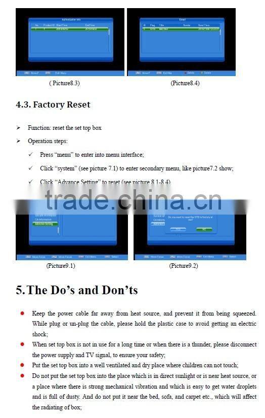 SC-8204 Hotel Set Top Box