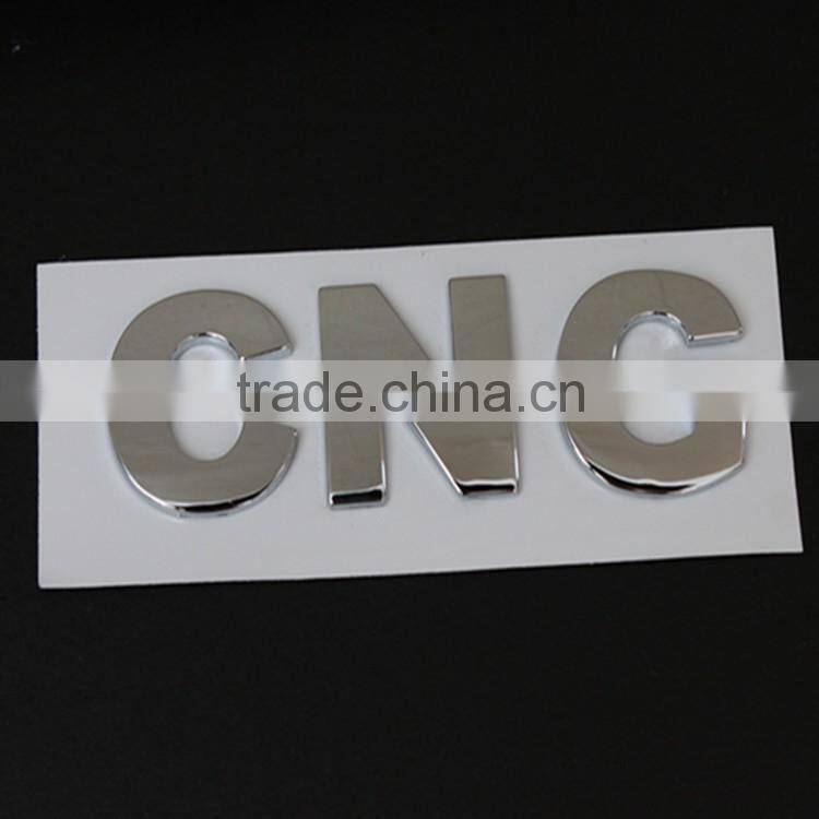 3d stickers chrome car custom separated letters /V6 Car Emblem