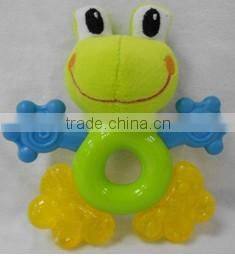 baby rattles/plush animal toy with rattles/soft rattles toys