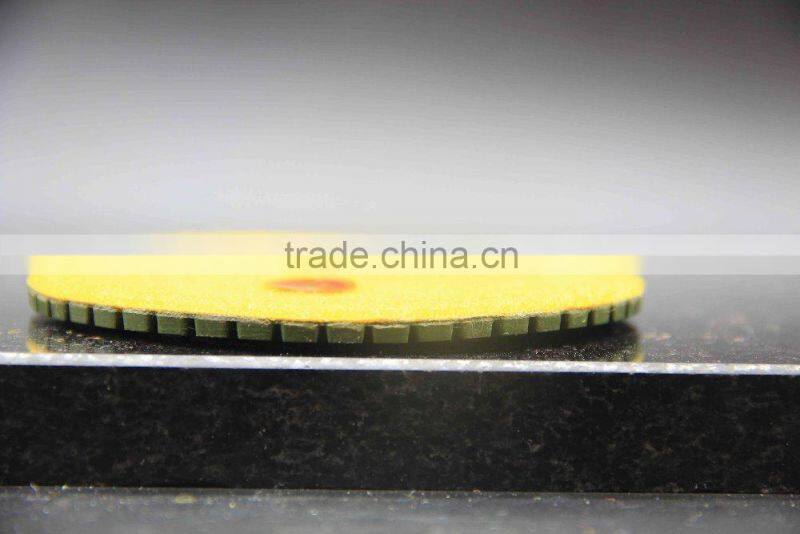 Angle grinder polishing pads /flexible wet polishing pad for marble granite