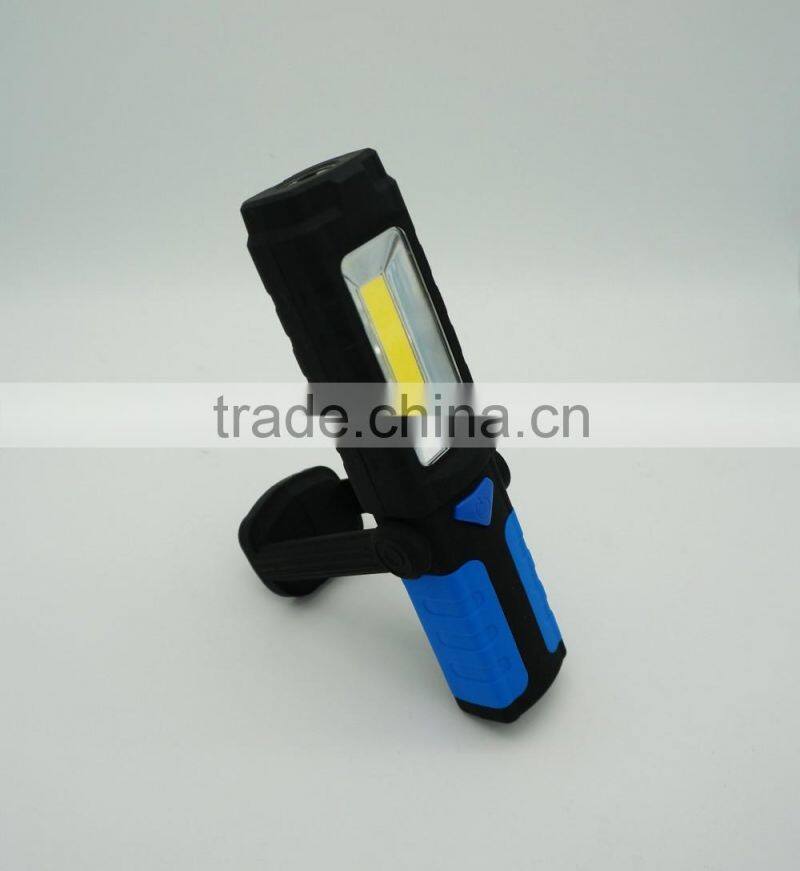 Powerful Magnetic 1W + 3W portable COB Tool Light With Hook And Magnet