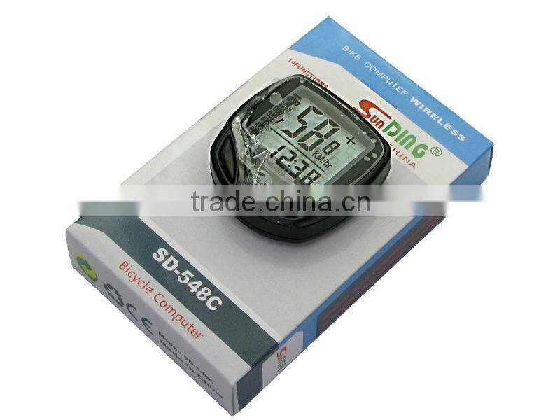 SunDing Accurately measurement Wireless Bike Computer wholesale