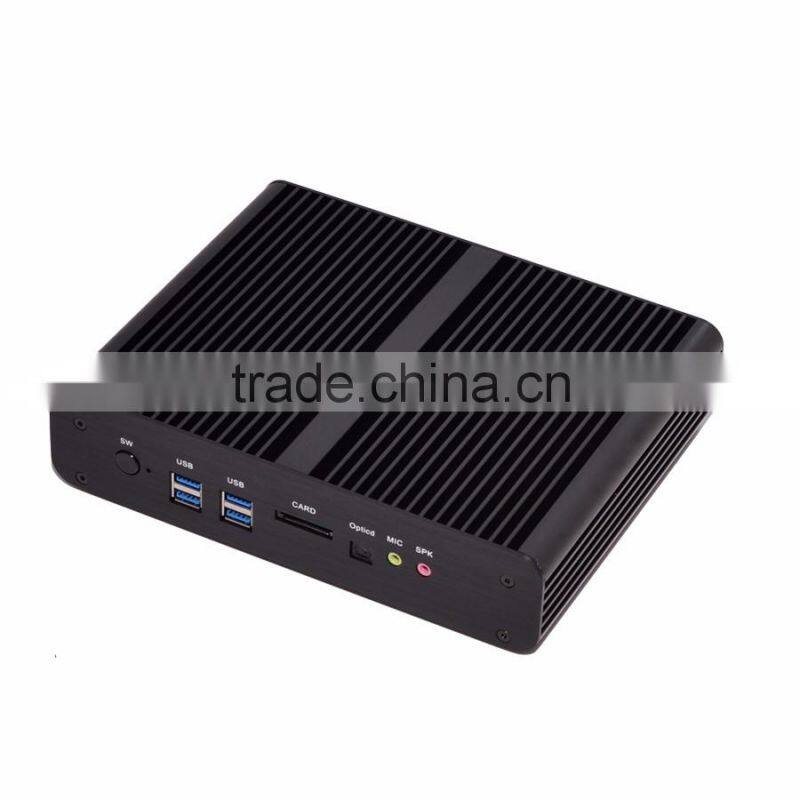 2016 best pc Intel Core i7-5650U Barebone Fanless mini PC i7 4M Cache up to 3.20 GHz support HD 4K resolution wifi