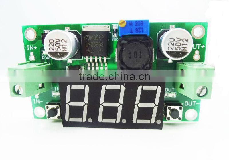 DC Power Supply Module with LED display 4.0V-40V converter to 1.25V-37V