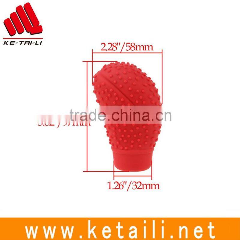 High Quality Colorful Soft Silicone Car Gear Shift Knob Case