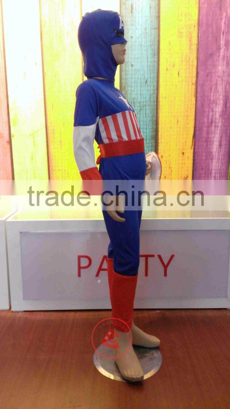 avengers jacket mascot costumes captain america shield costume for kids