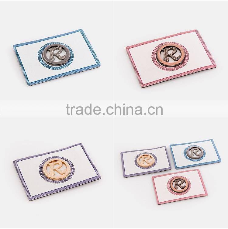 Garment label leather patch custom products type material jeans