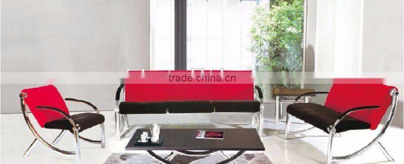 Modern design whole set waiting chair with center table(FOH-H32)