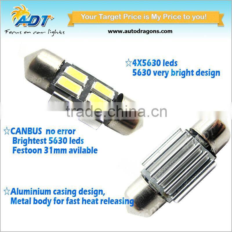 Canbus led 5630 chip auto lamp, 1031 festoon interior bulbs