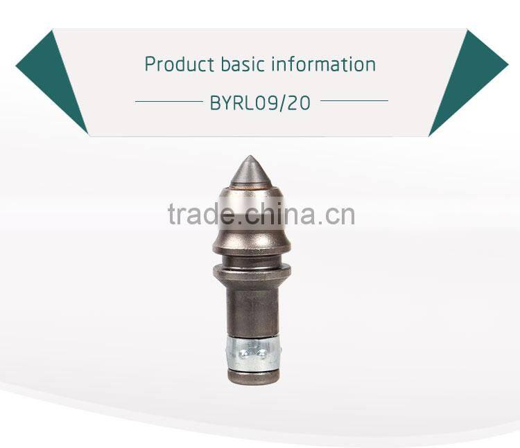 BYRL09 Tungsten carbide cutting tools for Trencher machine kennametal trencher teeth