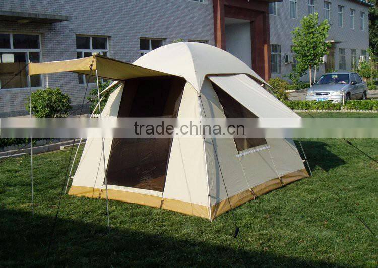 6x4M double roofs emperor twin bell tent with 100%cotton canvas