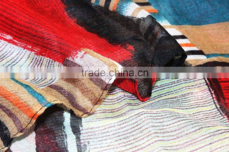tartan plaid stripe printing best selling scarfs infinity