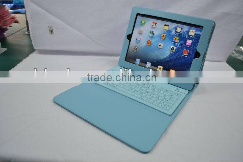 Factory price Hot saling with buletooth keyboar case for ipad 4, mini ipad , ipar air 2