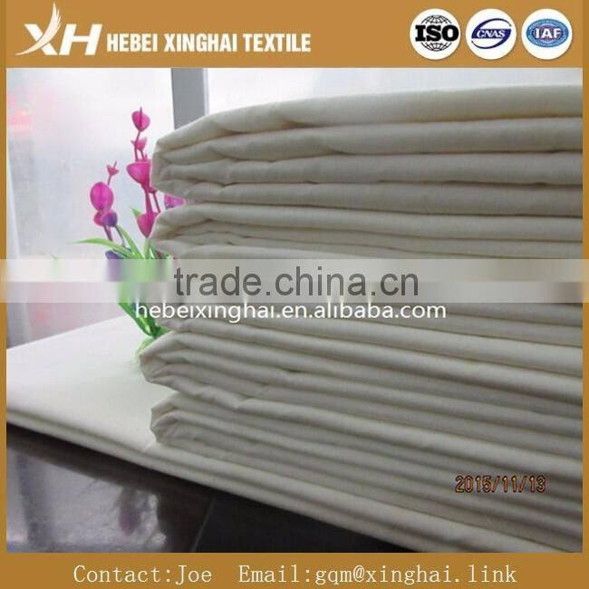 High quality polyester plain style polyester cotton pocketing fabric for garment