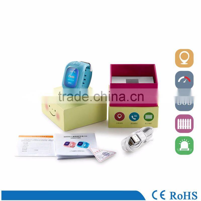 Kid smart wrist watch gps tracking device oem