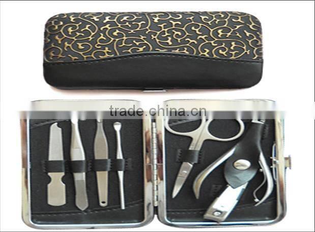 Personalized 10pcs High Quality French Stainless Steel Manicure Set