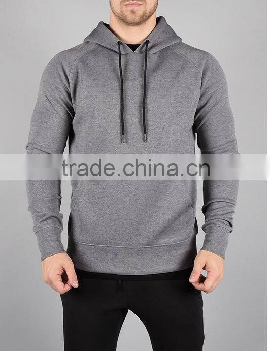 Top quality blank french terry wholesale men plain hoodies