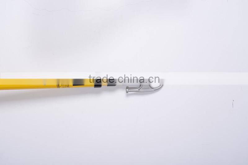 high voltage fiberglass telescopic hot stick with length 3-12meter