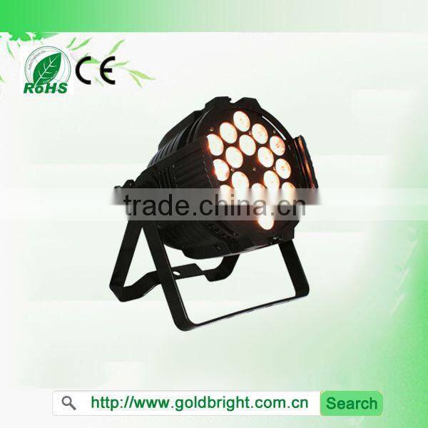 Stage wall washer 18 10w RGBW DMX 512 LED lighting par 64