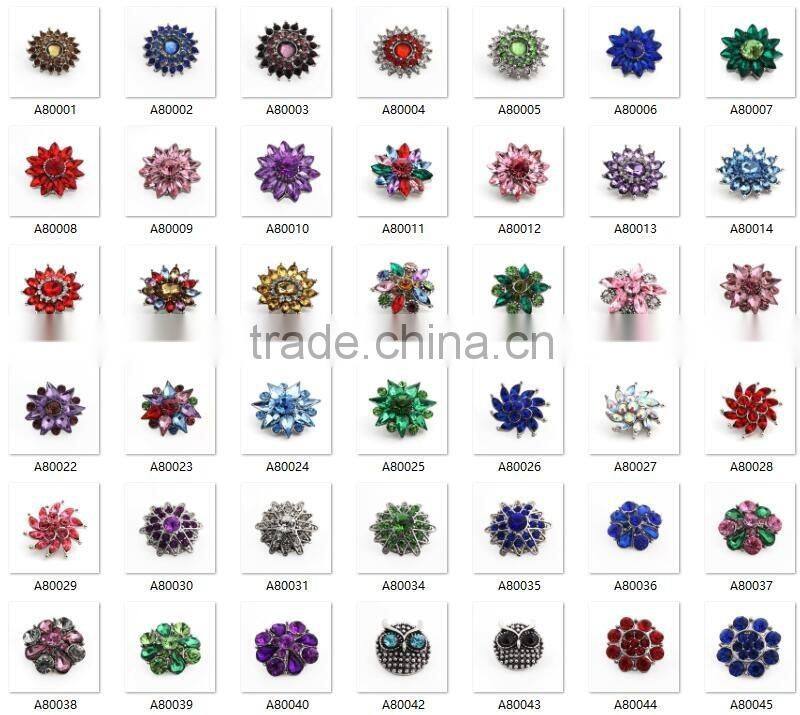 New silver snap button Fashion alphabet bracelet accessories