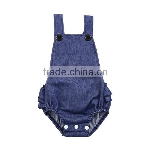 Wholesale 2016 baby club clothes cheap girls rompers boutique cotton cute western toddler rompers