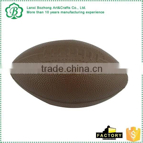 Various fashion style silver Rugby pu stress ball