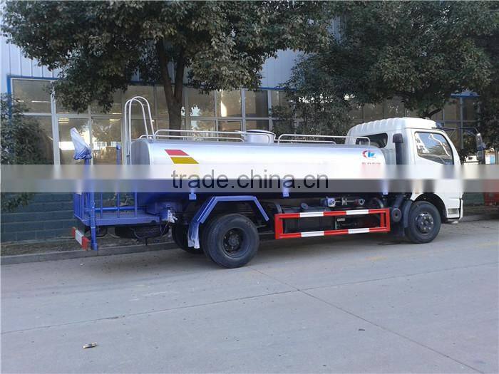 DONGFENG small water tanker truck China manufacturer used water sprinkle truck 5CBM water tank truck