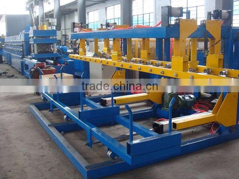 Metal W Profile Roll Forming Machine , Highway Guardrail Plate Roll Forming Machine With High Speed