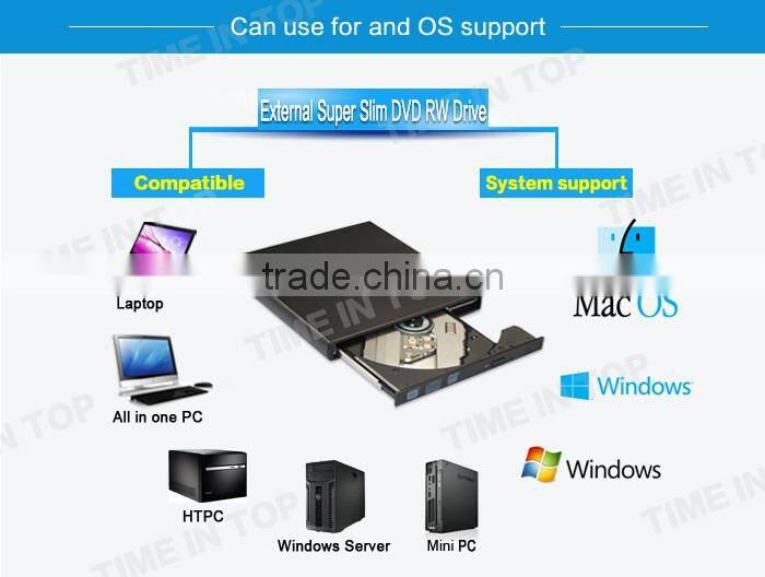 USB2.0 Super Slim external DVD Disc Drive(Inside drive:GU90N)