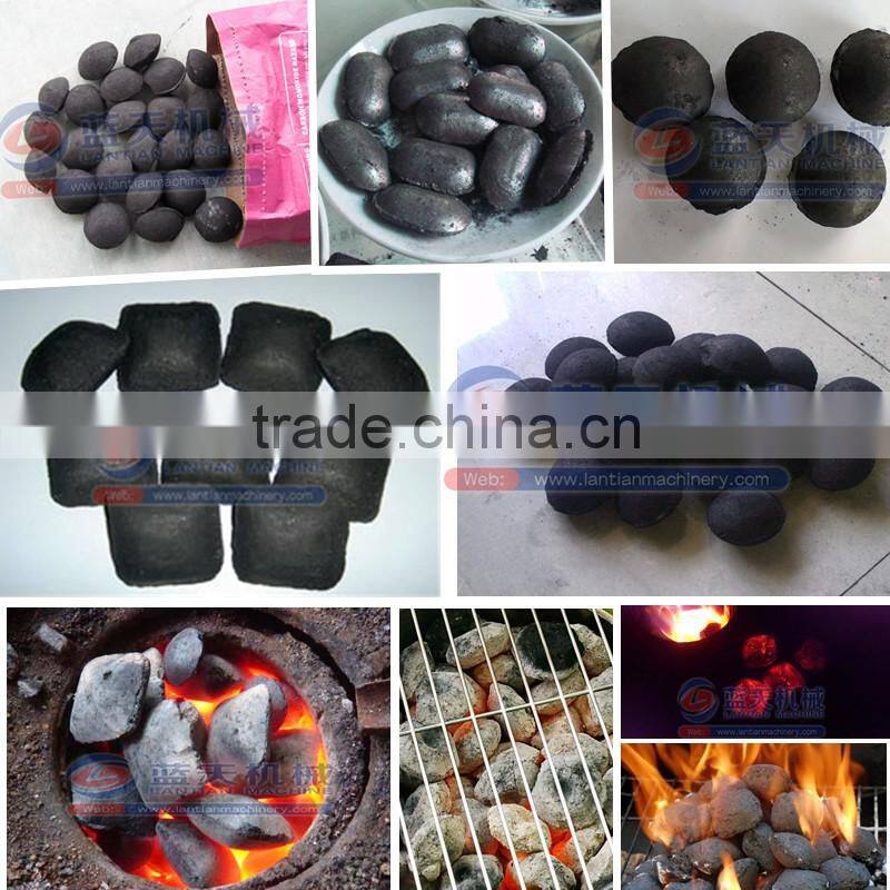 New design long burning time coal briquette production line