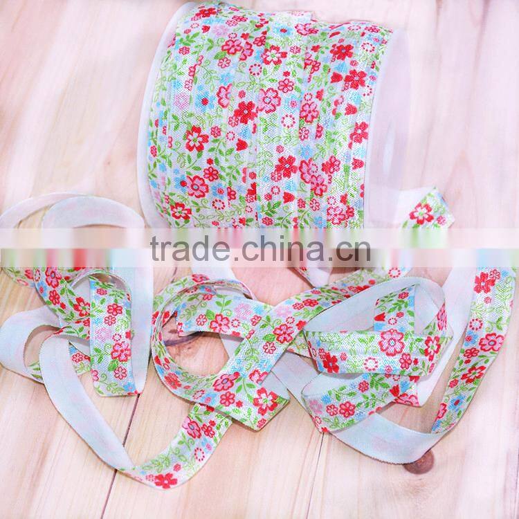 Hot sell 3-4 frilly elastic band, FOE hair elastic ties , lace elastic hair bands for baby